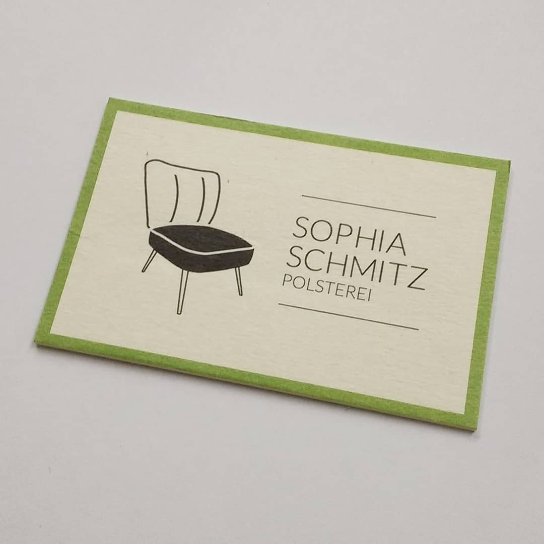 Sophia hat ein neues Logo und passende Visitenkarten von mir bekommen