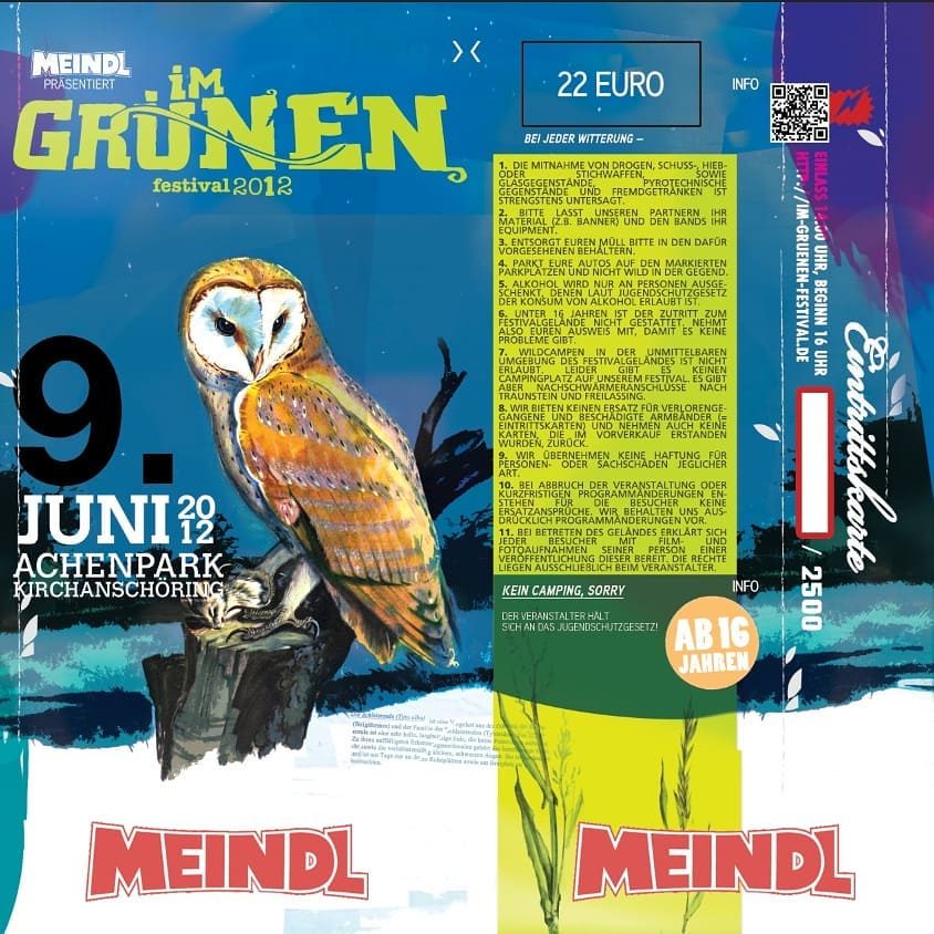 Damals als es noch Festivals gab... designte ich die…
